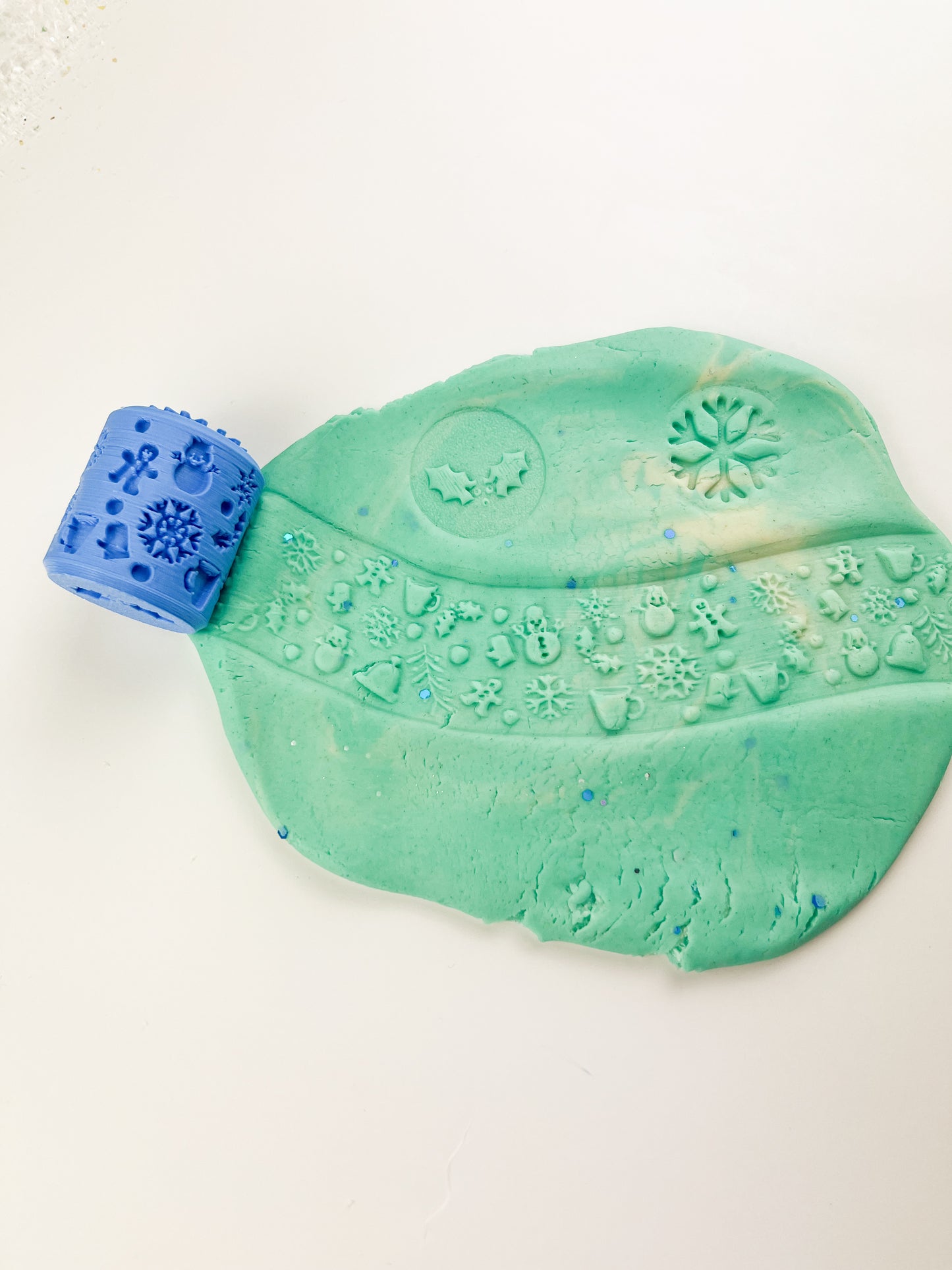 Christmas Eco Roller – Festive Eco-Friendly Playdough Tool for Kids