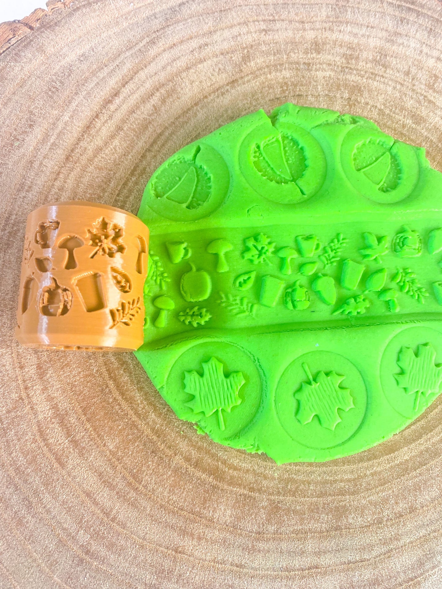 Nature Eco Roller with playdough