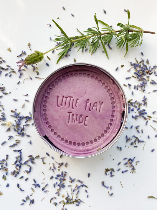 Lavender Calming Scented Playdough Tin Sensory Play Tub 200g Above