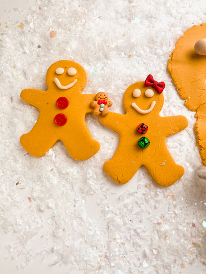 Gingerbread Baking Play Kit – Make a Boy and Girl Gingerbread Biscuit