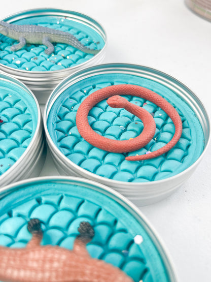 Reptiles Playdough Party Bag Filler – Eco-Friendly, Plastic-Free & Personalised