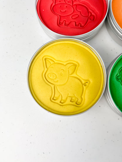 Farm Theme Playdough Party Bag Filler