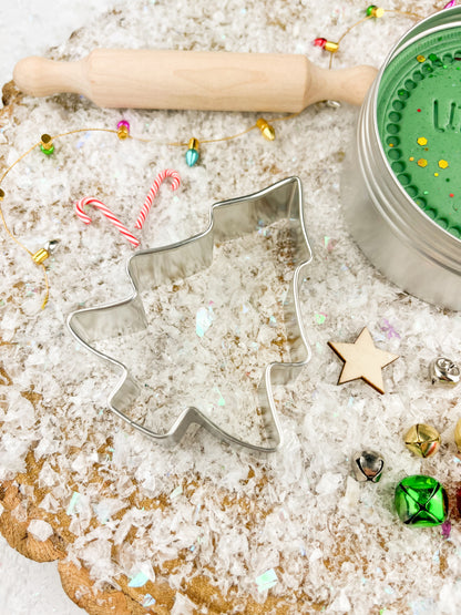 Christmas Tree Play Kit – Scented Dough, Accessories & Roller