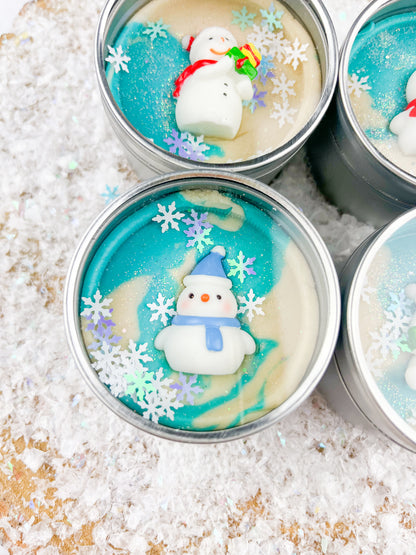 Shake & Play Snowglobe Tin – Stocking Filler with Snowman