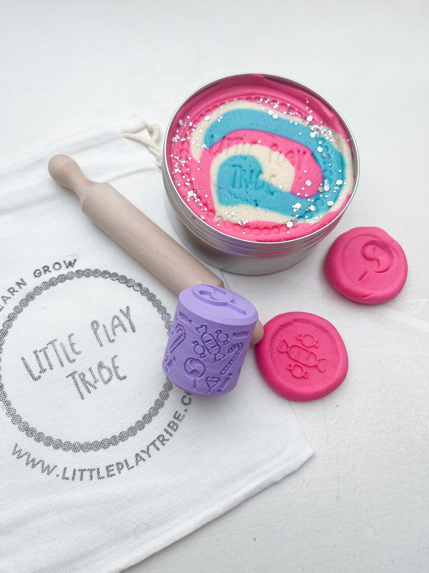 Sweetshop Discovery Dough Grab & Go Kit | Sensory Play Kit with Hidden Sweets