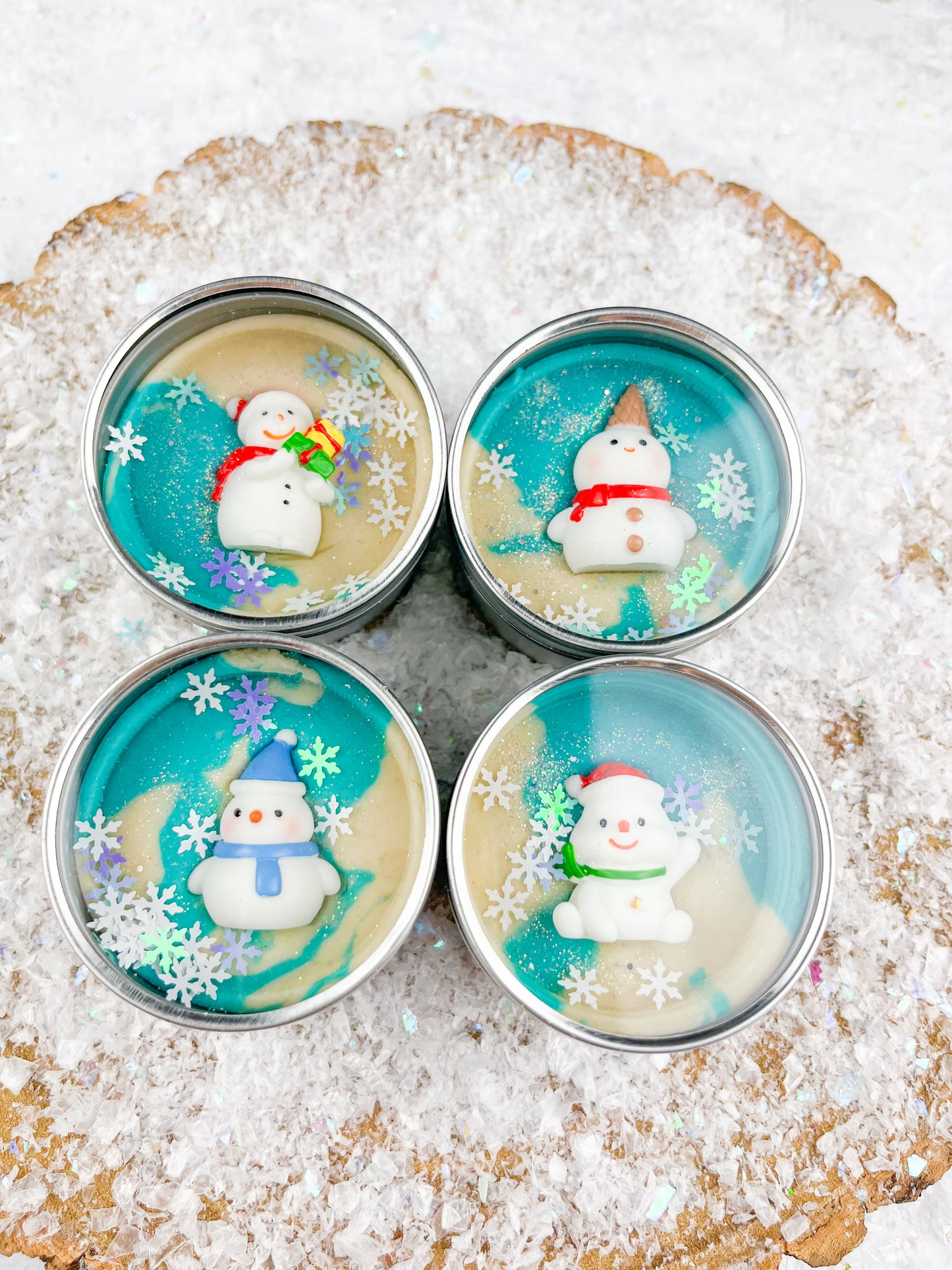 Shake & Play Snowglobe Tin – Stocking Filler with Snowman