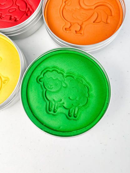 Farm Theme Playdough Party Bag Filler