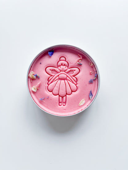 Fairy Theme Playdough Eco Party Bag Fillers Blush Pink Glitter Dough