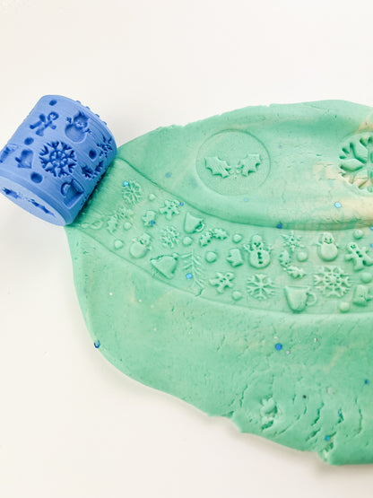 Christmas Eco Roller – Festive Eco-Friendly Playdough Tool for Kids