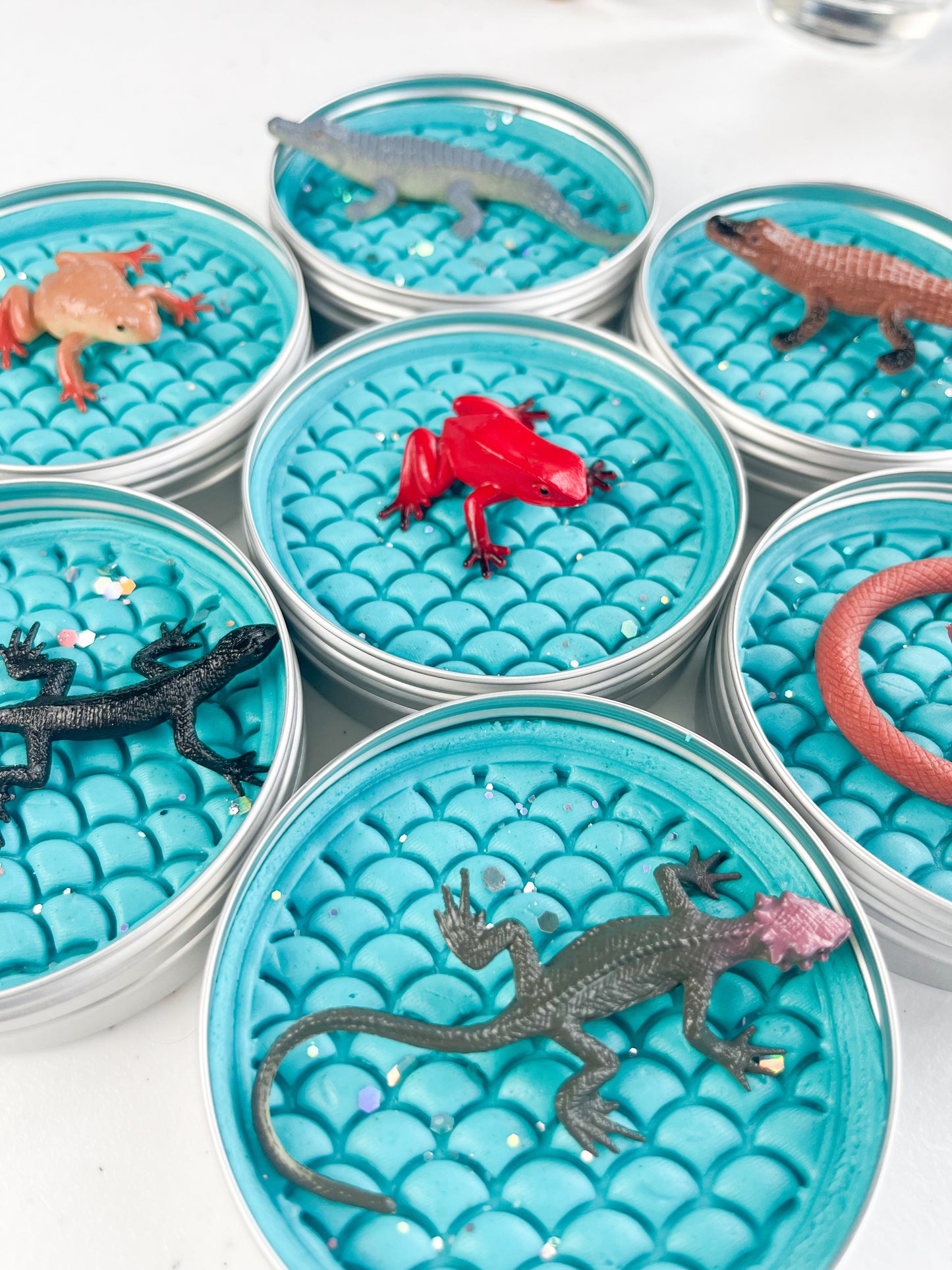 Reptiles Playdough Party Bag Filler – Eco-Friendly, Plastic-Free & Personalised