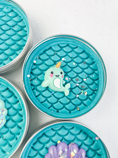 Mermaid Theme Playdough Party Bag Fillers