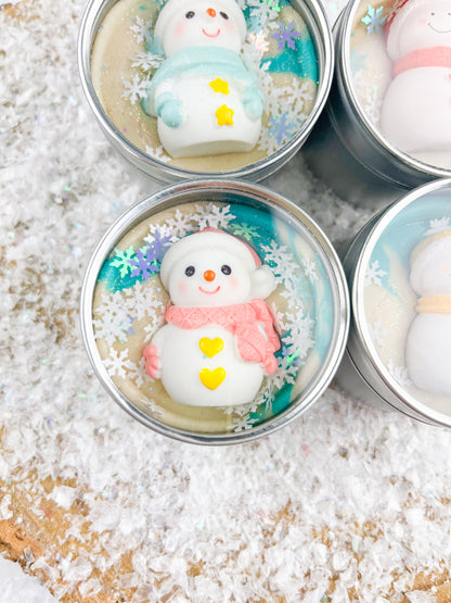 Shake & Play Snowglobe Tin – Stocking Filler with Snowman