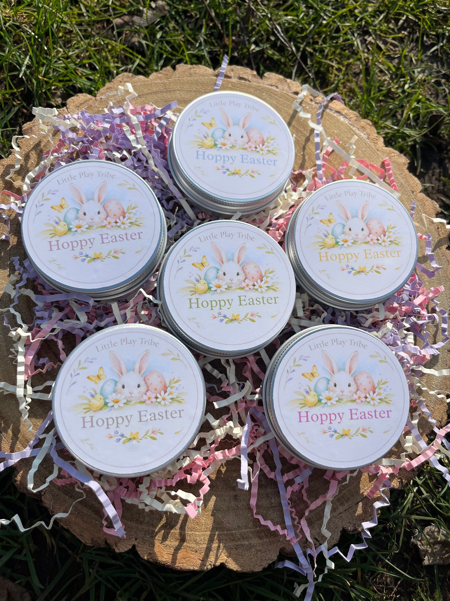 Easter Treasure Dough Hunt Set | Non-Chocolate Easter Gift & Easter Egg Alternative | Sensory Playdough Kit with Hidden Characters