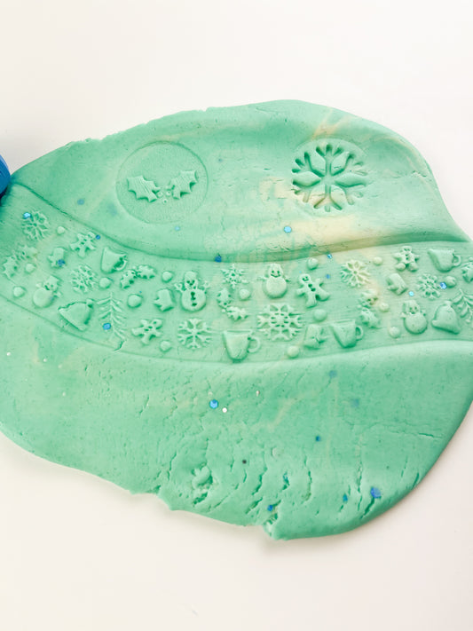 Christmas Eco Roller – Festive Eco-Friendly Playdough Tool for Kids