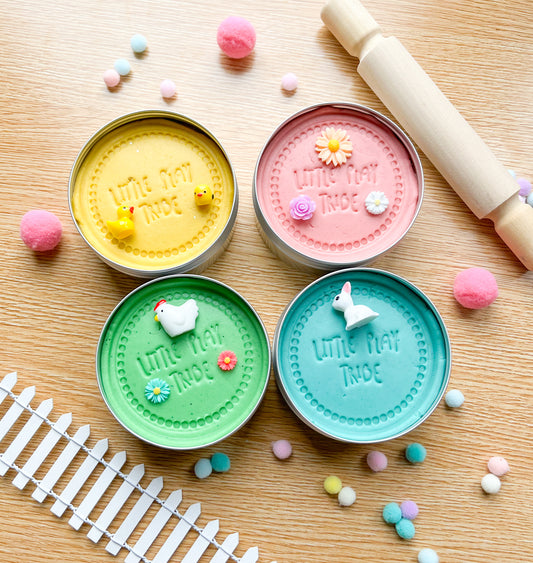 Easter Create & Craft Box | Easter Dough Sensory Kit & Craft Activity Set | Non-Chocolate Easter Gift for Kids