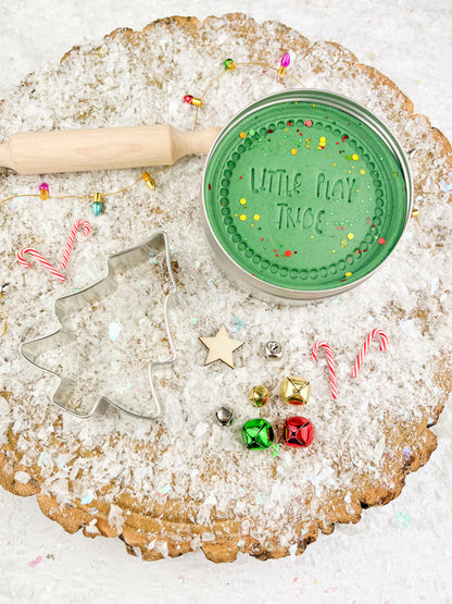 Christmas Tree Play Kit – Scented Dough, Accessories & Roller