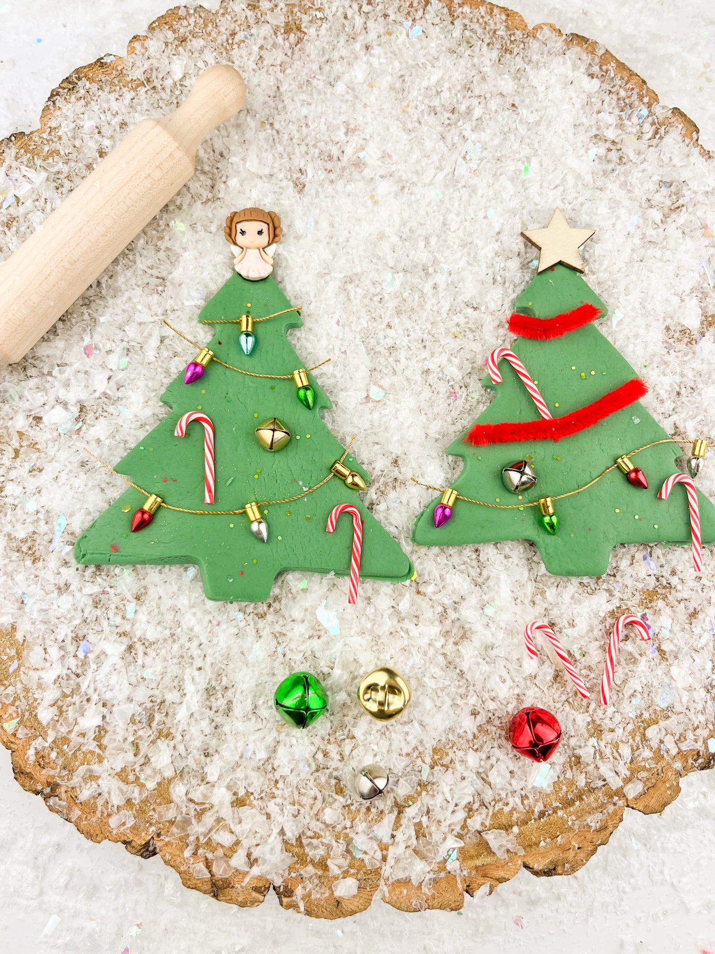 Christmas Tree Play Kit – Scented Dough, Accessories & Roller