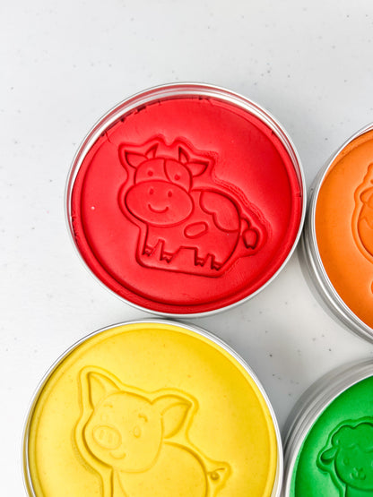 Farm Theme Playdough Party Bag Filler