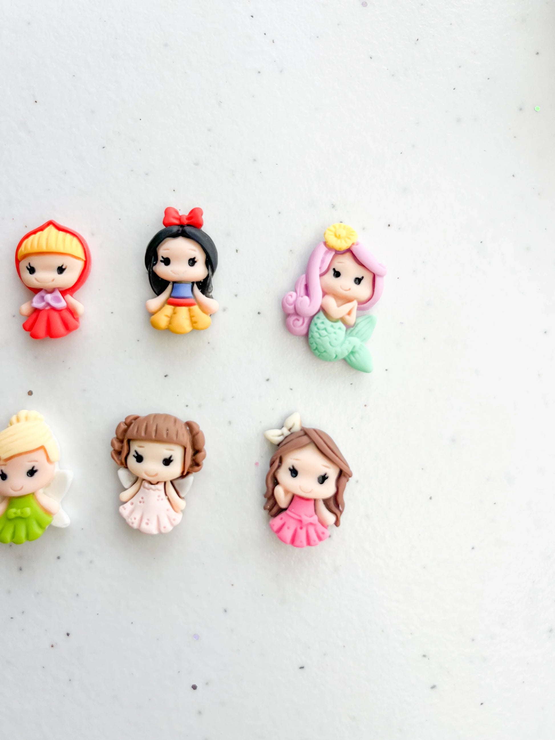 Examples of the Princess Resin Figures in Princess Playdough