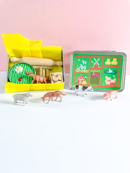 Farm Dough on the Go Playdough Activity Tin