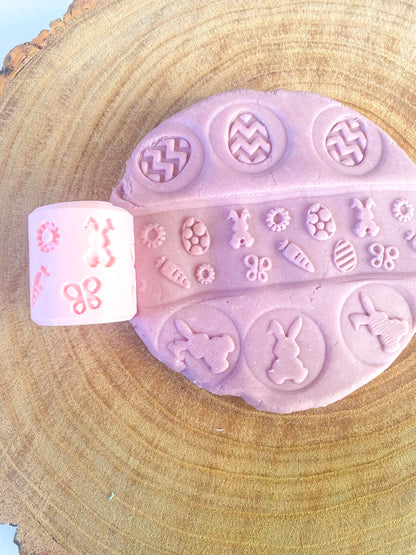 Easter Eco Roller Playdough Tools