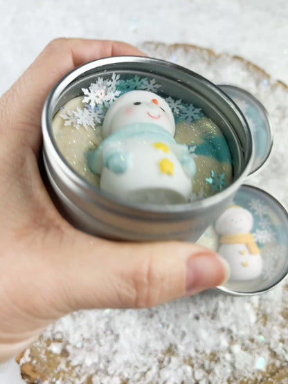 Shake & Play Snowglobe Tin – Stocking Filler with Snowman